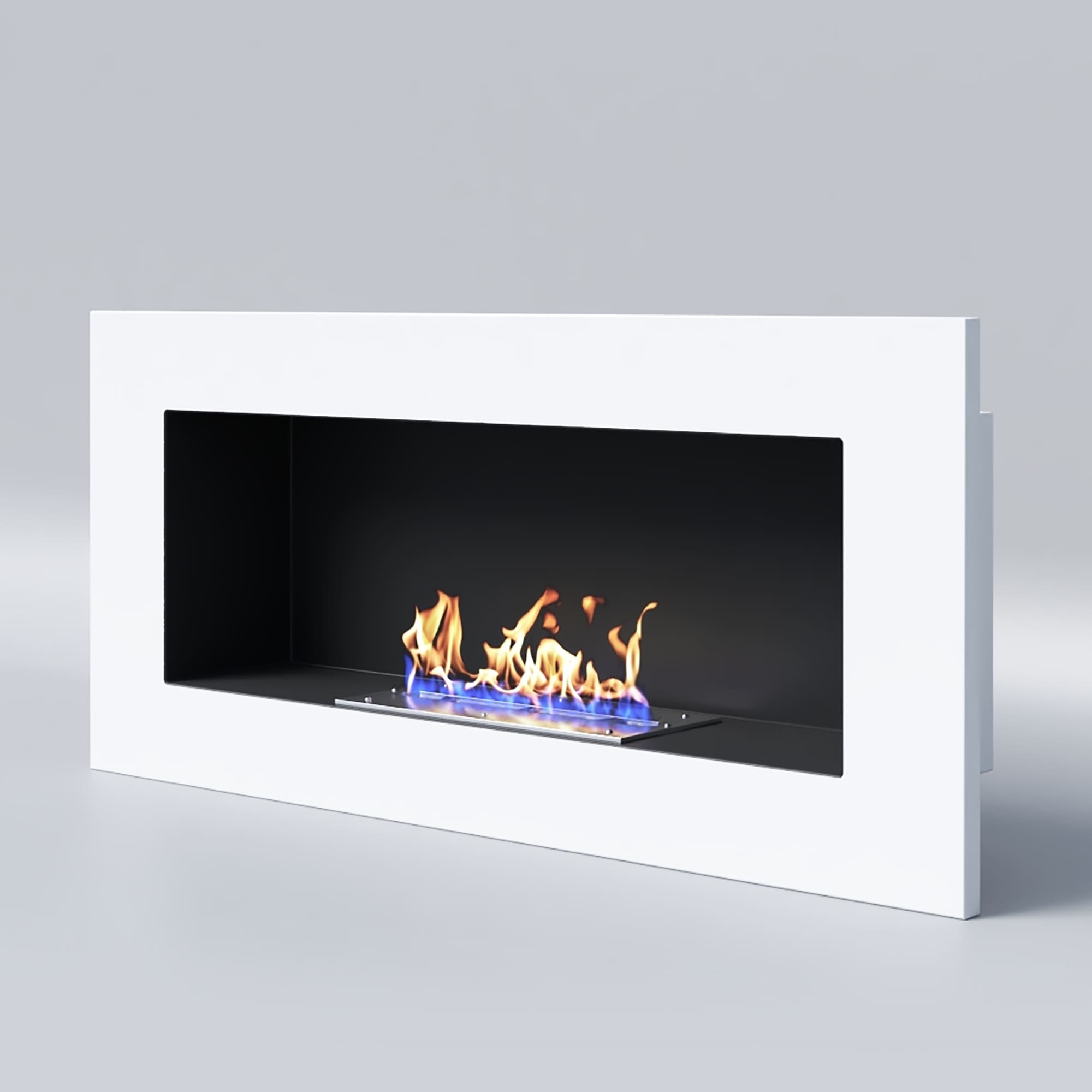 Биокамин "Русский огонь" Лайт Бланк 900V с декоративным стеклом (стемалитом) по цене 24 600 руб.