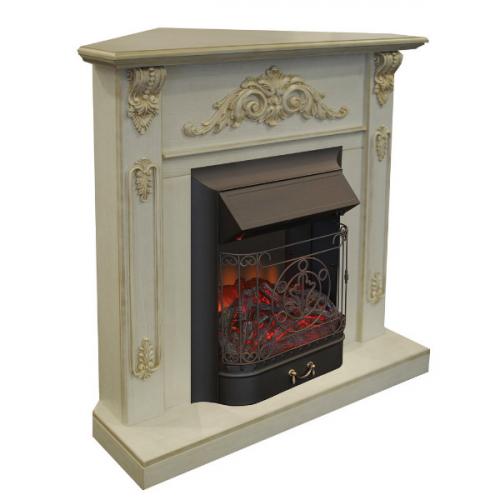 Anita corner (белый дуб с патиной)+Majestic Lux BL S