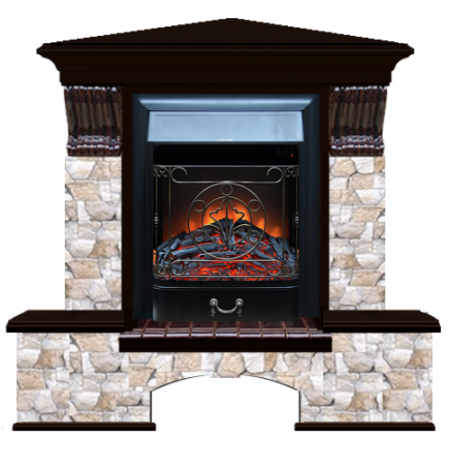 Бостон К Арбат угловой (венге)+Majestic Black Бостон К Арбат угловой (венге)+Majestic Black