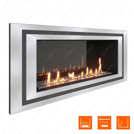 Биокамин SteelHeat LONG-D 900 XL стемалит по цене 41 856 руб.