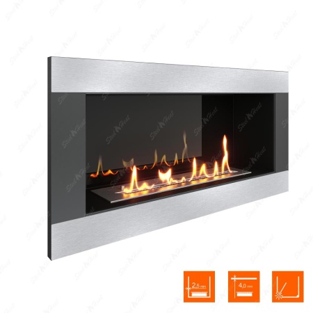 Биокамин SteelHeat ONE-H 800 стемалит по цене 42 400 руб.