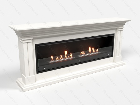 Биокамин Lux Fire с порталом Ромео 60, белый по цене 151 792 руб.